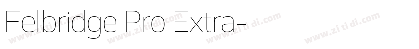 Felbridge Pro Extra字体转换 Felbridge Pro Extra字体转换